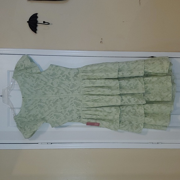 Ivy City Co, 8, Elegant Mint Green Lace Tiered Dress, NWT - Picture 2 of 10